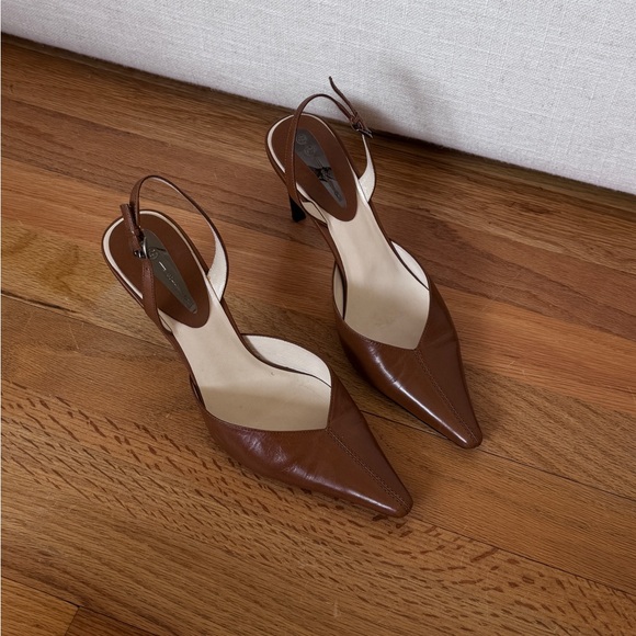GCI Shoes - GCI‎ Collection Elegant Brown  Sling back pumps